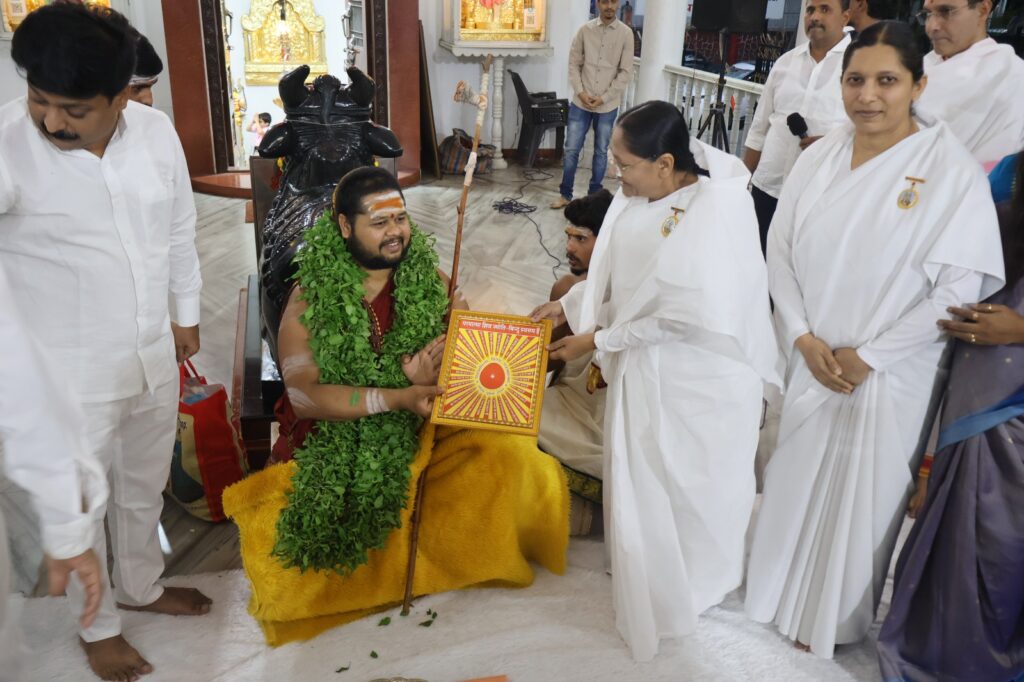 Arrival of swatmanandendra saraswati swami ji 9th March 2025