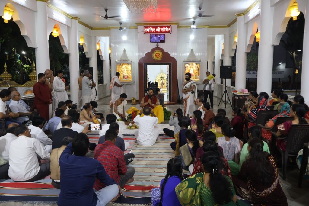 Arrival of swatmanandendra saraswati swami ji 9th March 2025