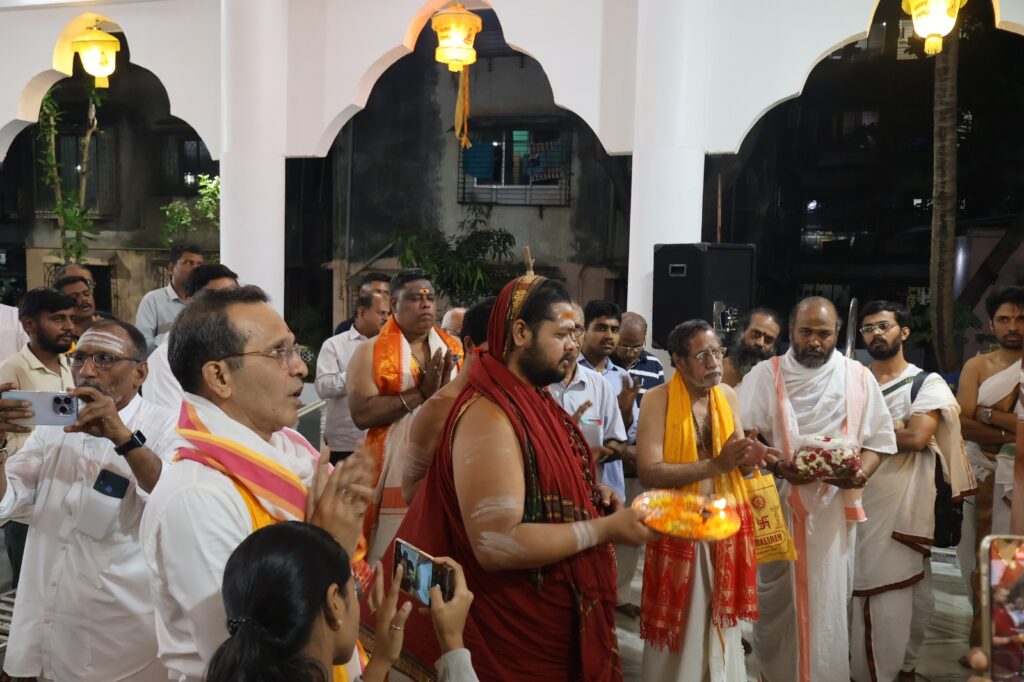 Arrival of swatmanandendra saraswati swami ji 9th March 2025