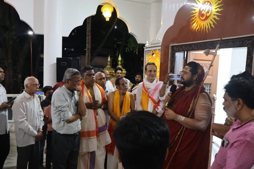Arrival of swatmanandendra saraswati swami ji 9th March 2025